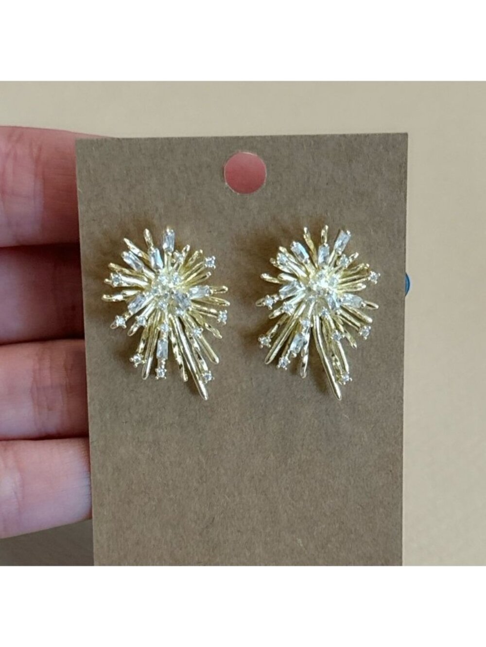 Sun radiant earrings M847